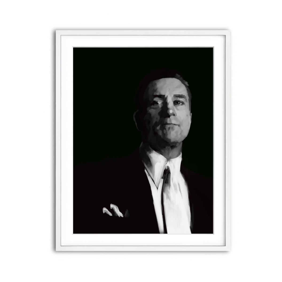 Framed Print 3x4 White