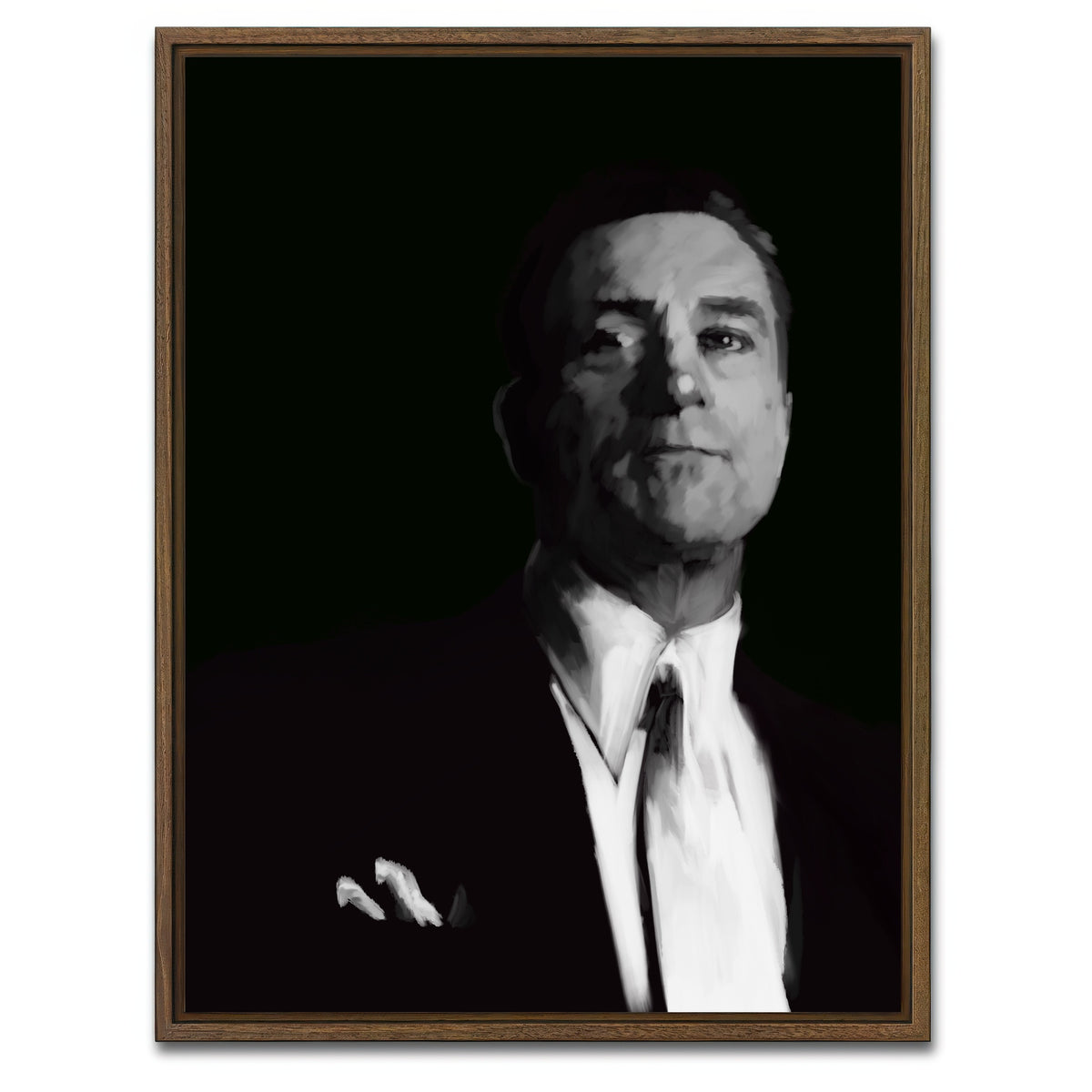 AUTO-MOCKUP WHITE | De Niro | 1 Piece | Walnut Framed Canvas | group=3x4