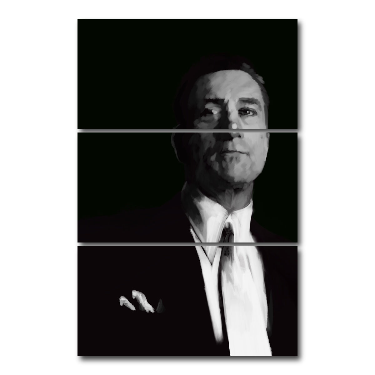 AUTO-MOCKUP WHITE | De Niro | 3 Piece | Gallery Wrap Canvas | group=12x24_stacked