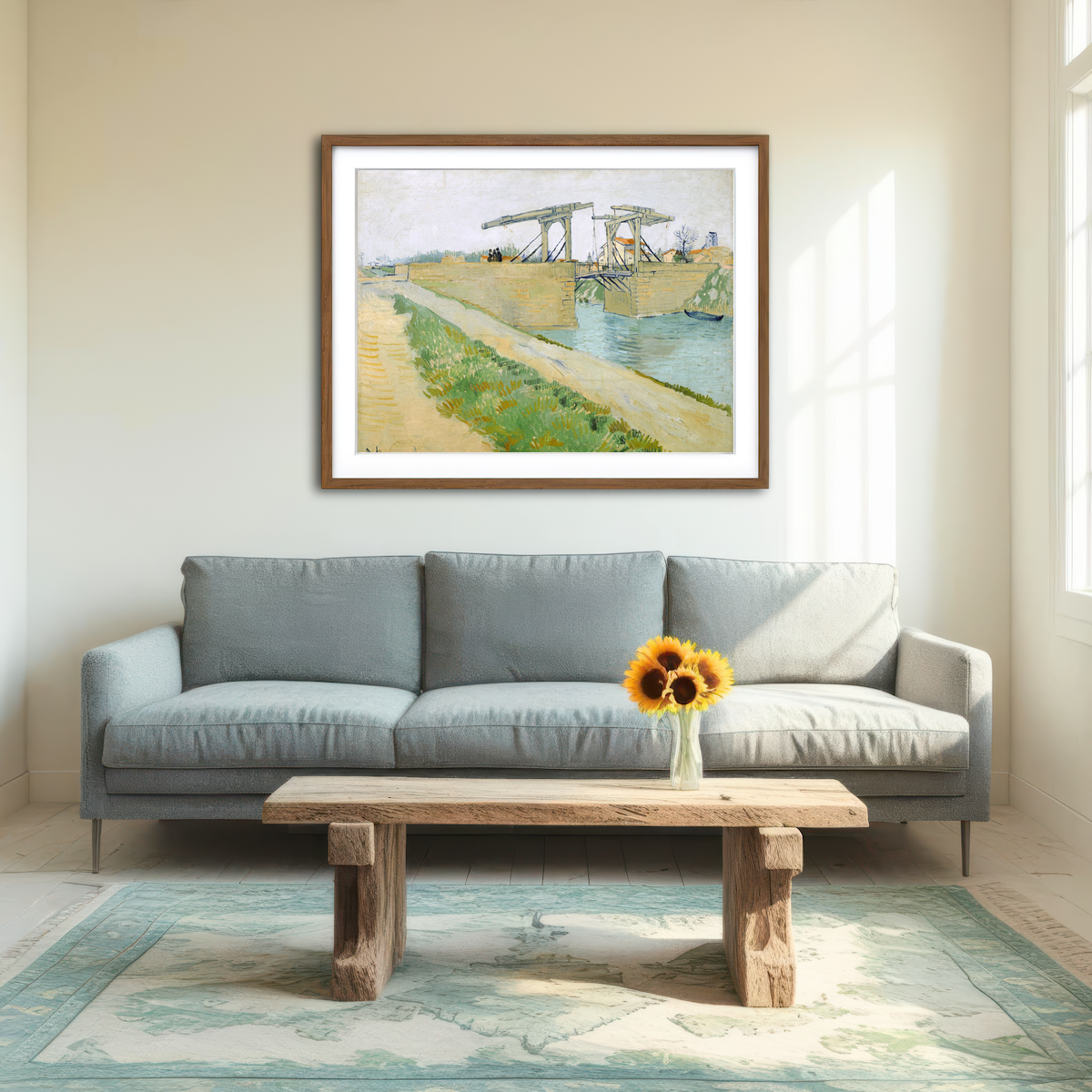 AUTO-MOCKUP ROOM | De brug van Langlois Wall Art