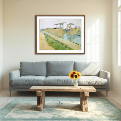 AUTO-MOCKUP ROOM | De brug van Langlois Wall Art