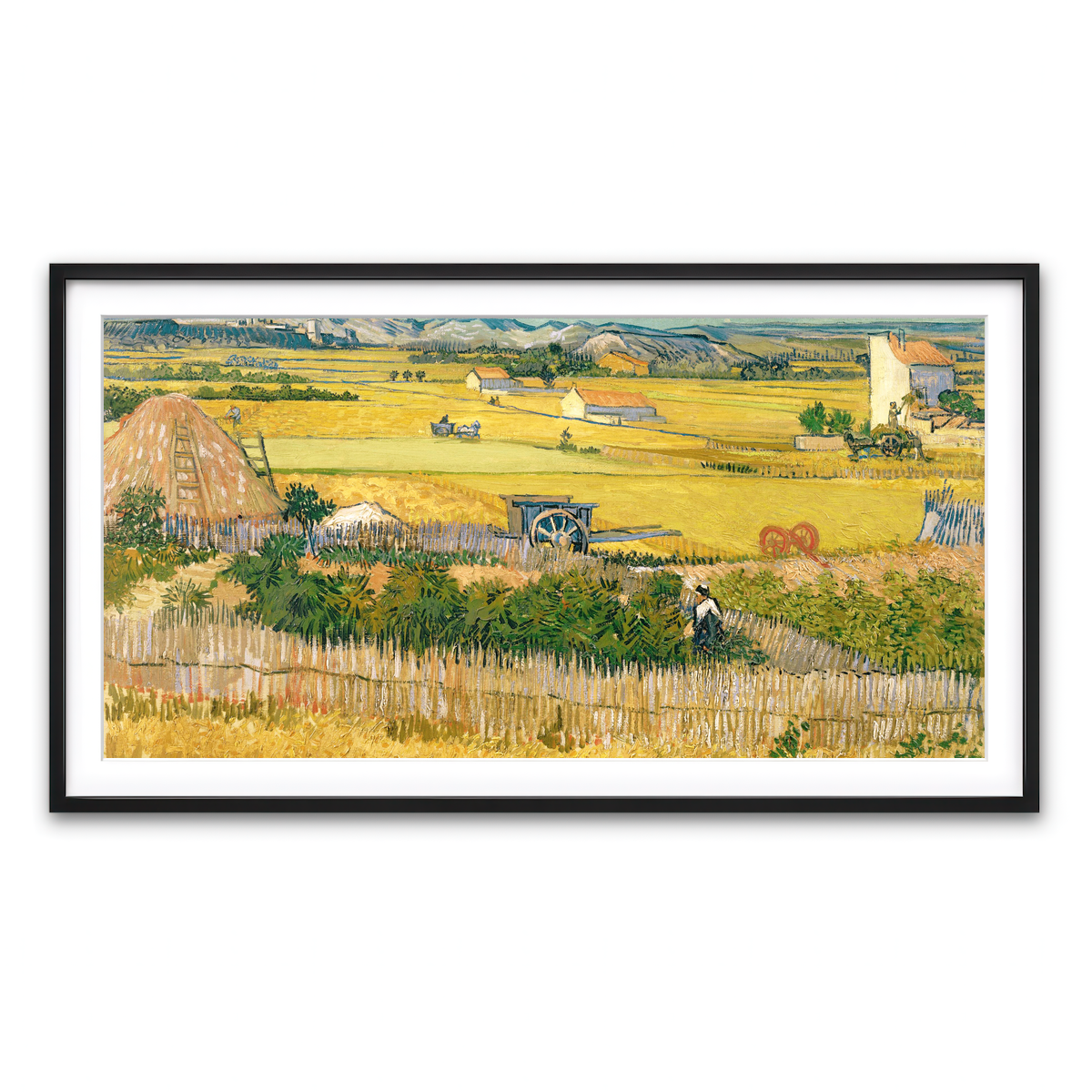 Framed Print 2x1 Black