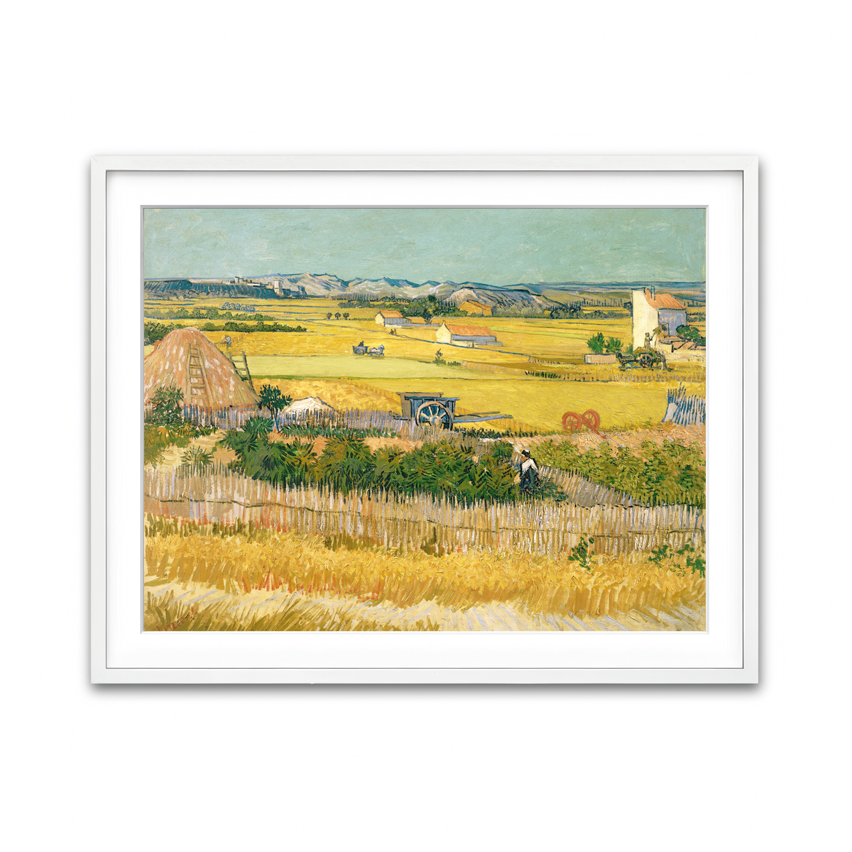 Framed Print 4x3 White