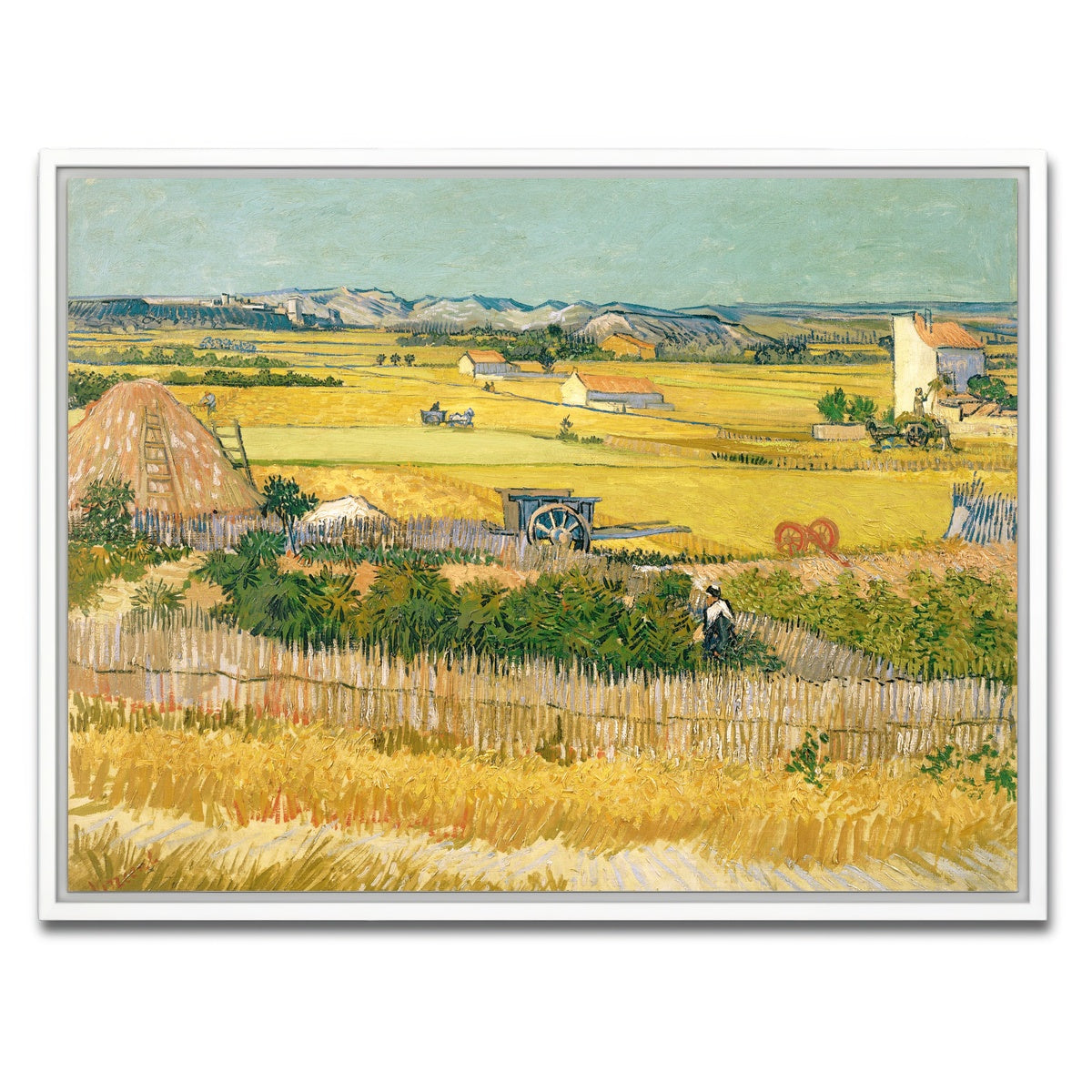 AUTO-MOCKUP WHITE | De oogst | 1 Piece | White Framed Canvas | group=4x3