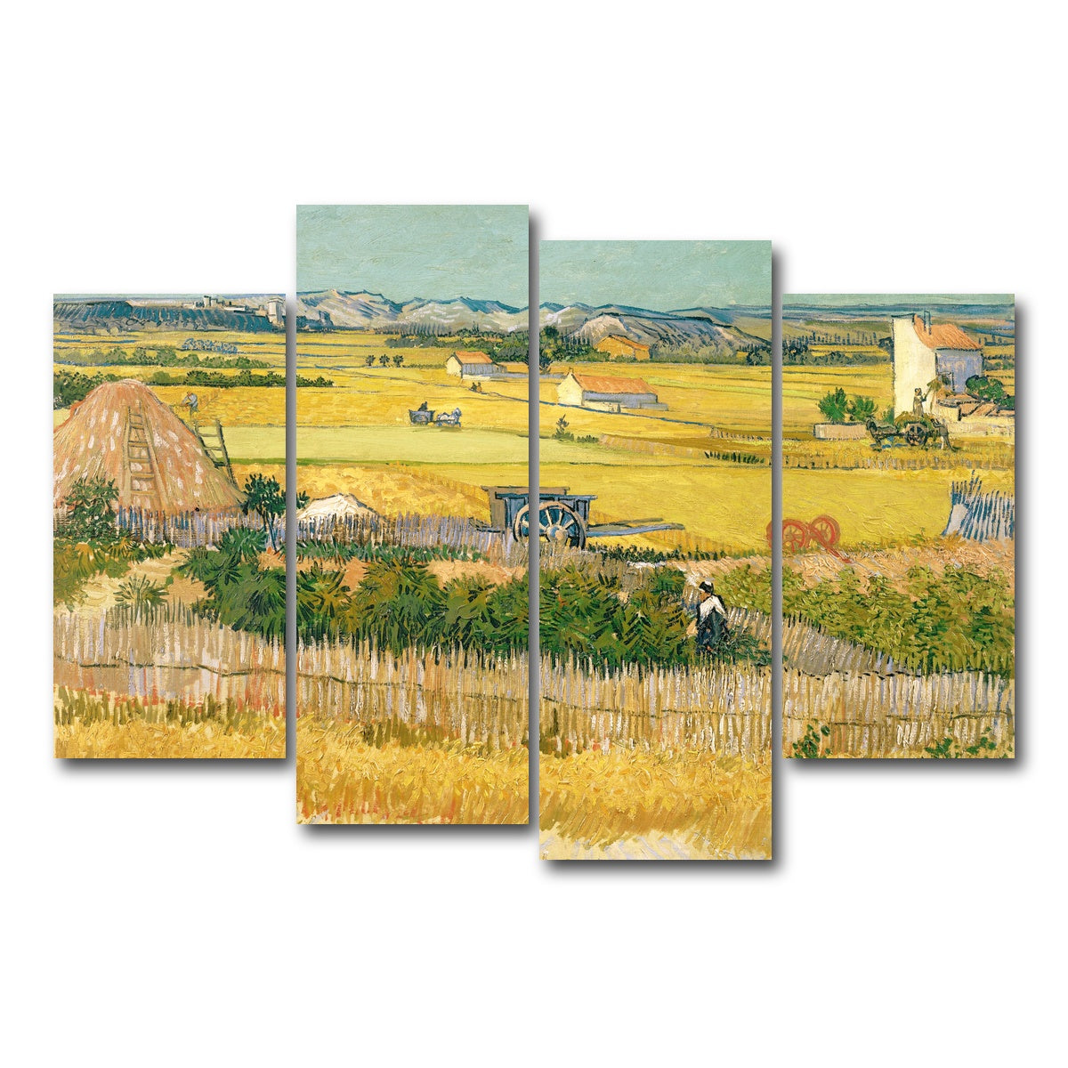 AUTO-MOCKUP WHITE | De oogst | 4 Piece | Gallery Wrap Canvas | group=4_short