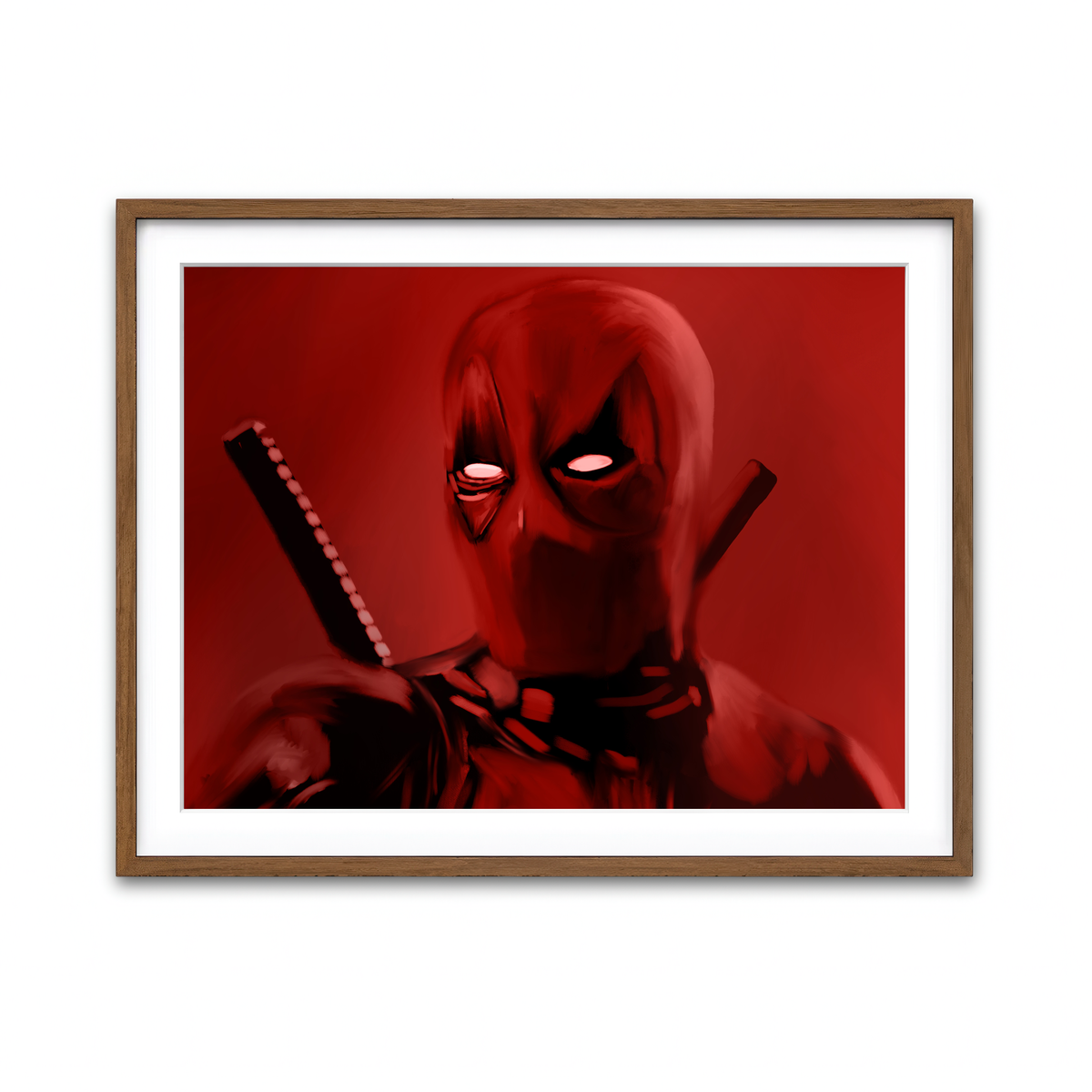 Framed Print 4x3 Walnut