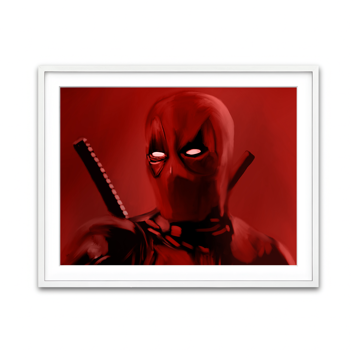 Framed Print 4x3 White