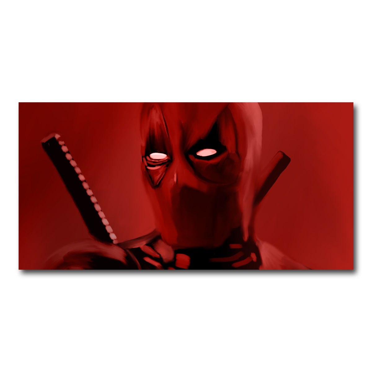 AUTO-MOCKUP WHITE | Dead In Red | 1 Piece | Gallery Wrap Canvas | group=2x1