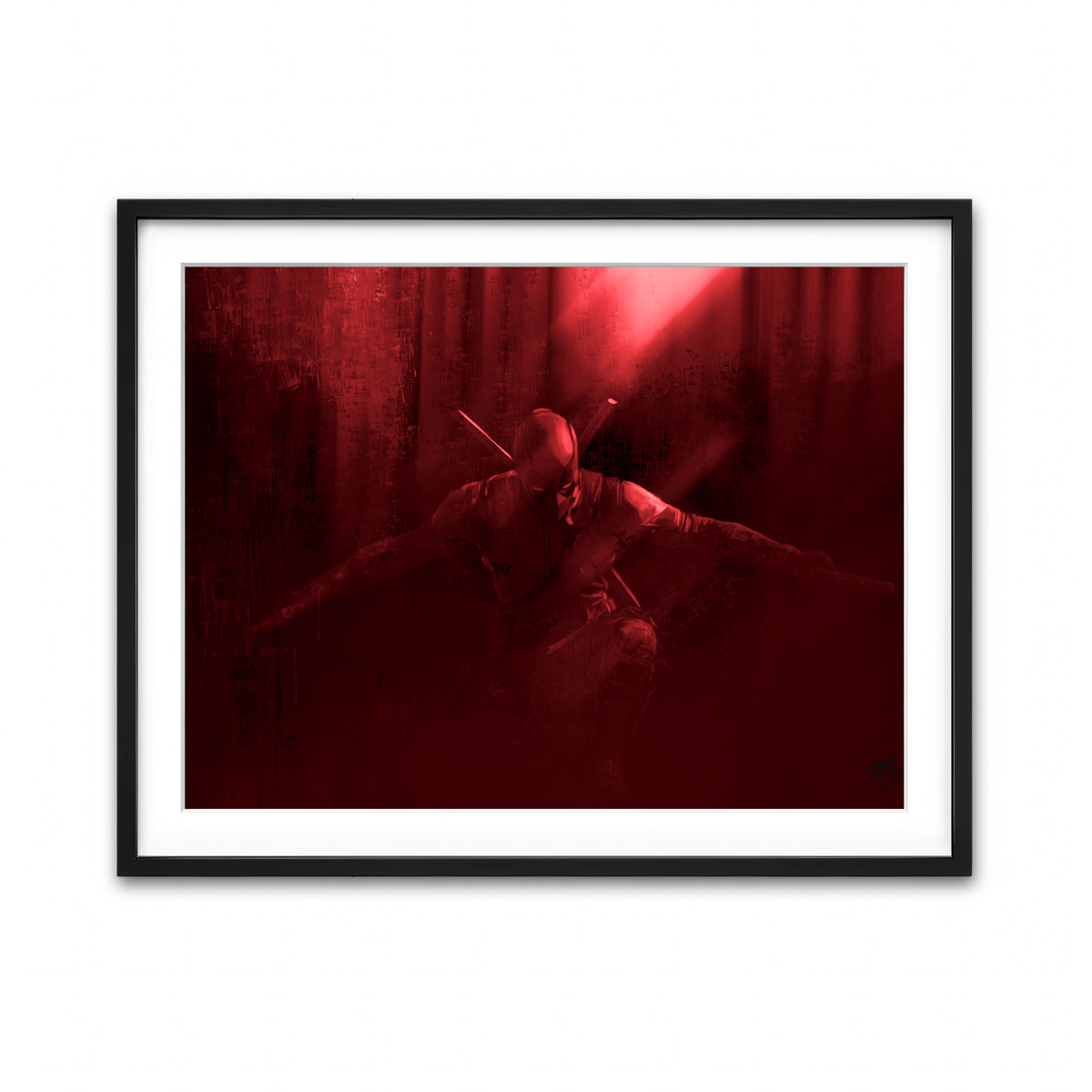 Framed Print 4x3 Black