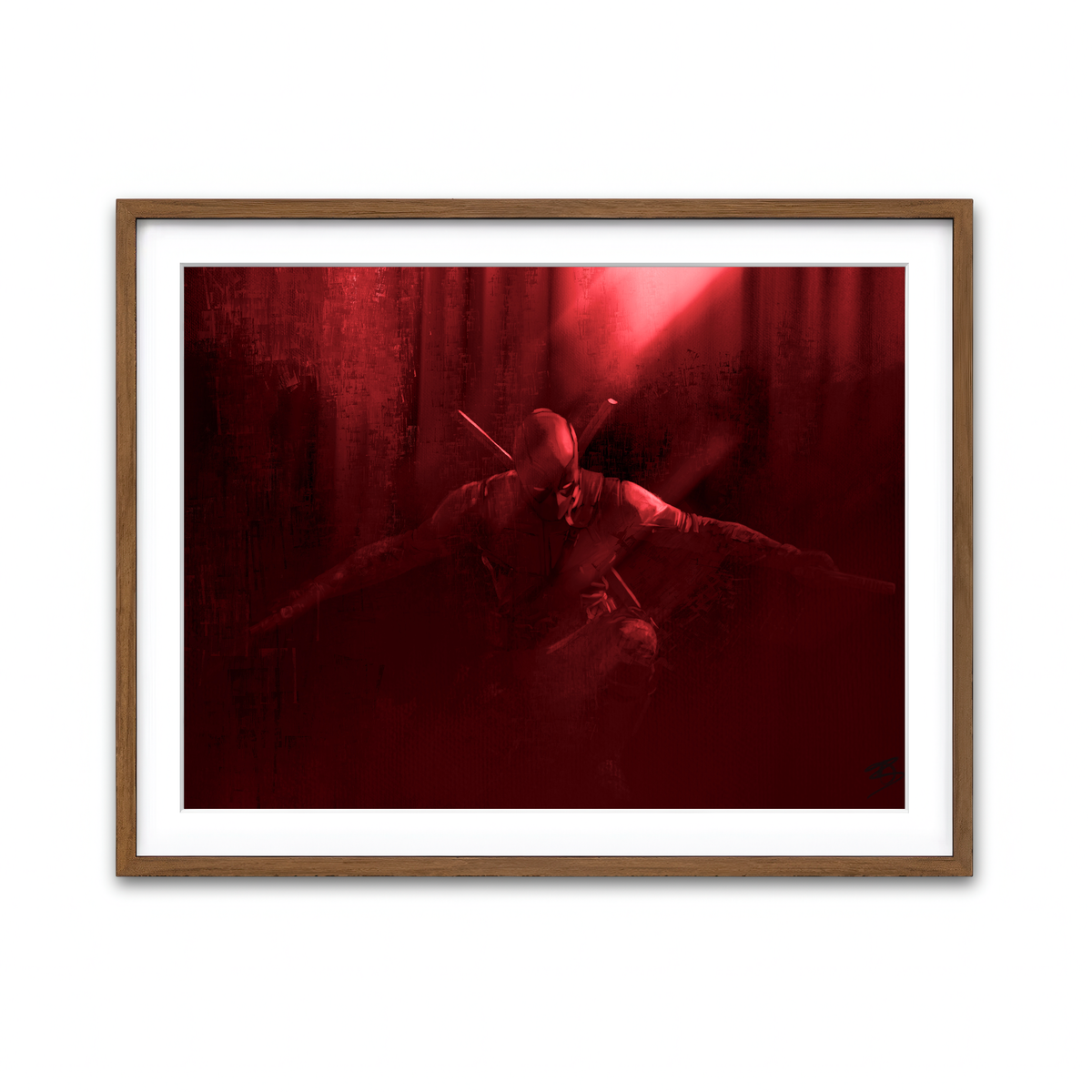 Framed Print 4x3 Walnut