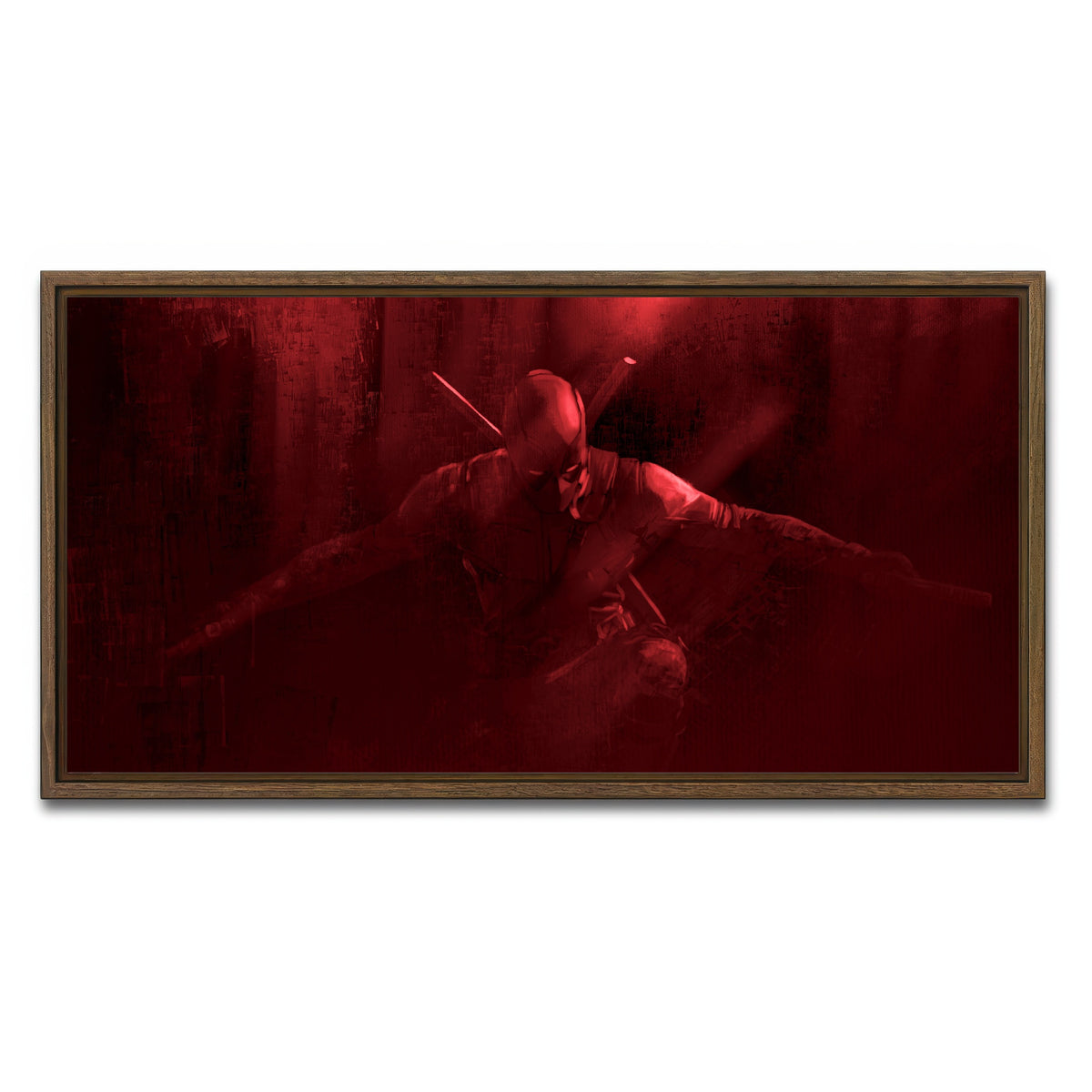 AUTO-MOCKUP WHITE | Dead | 1 Piece | Walnut Framed Canvas | group=2x1