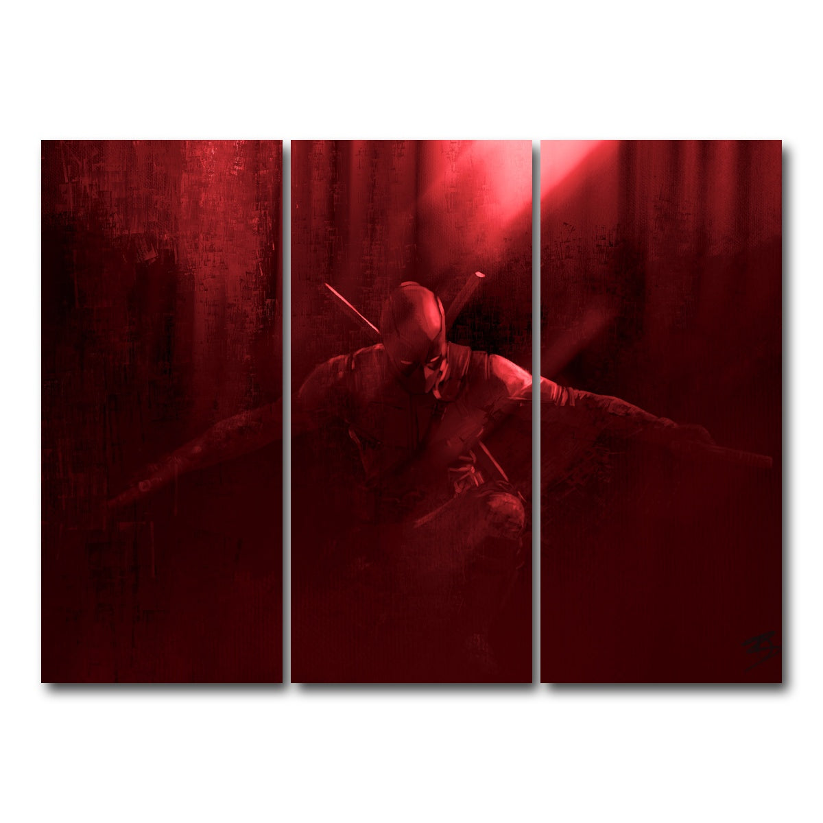 AUTO-MOCKUP WHITE | Dead | 3 Piece | Gallery Wrap Canvas | group=8x18