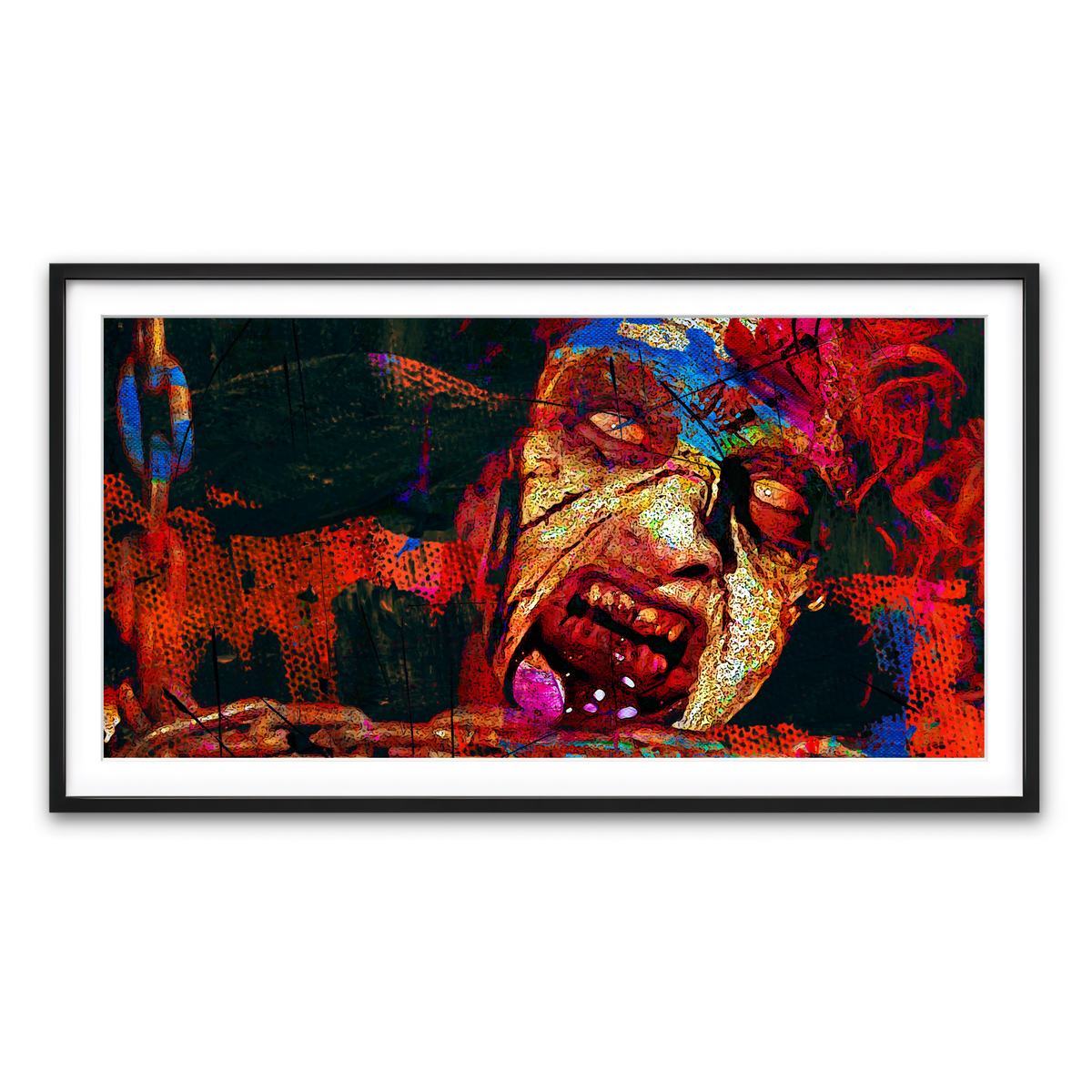 Framed Print 2x1 Black