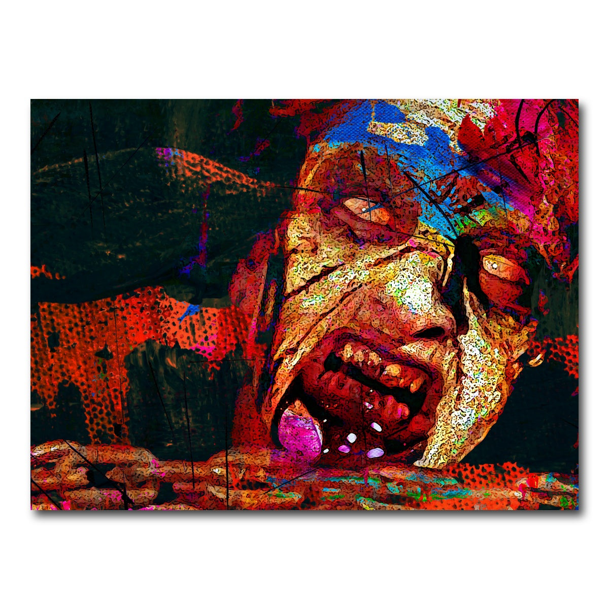 AUTO-MOCKUP WHITE | Deadite Cheryl | 1 Piece | Gallery Wrap Canvas | group=4x3