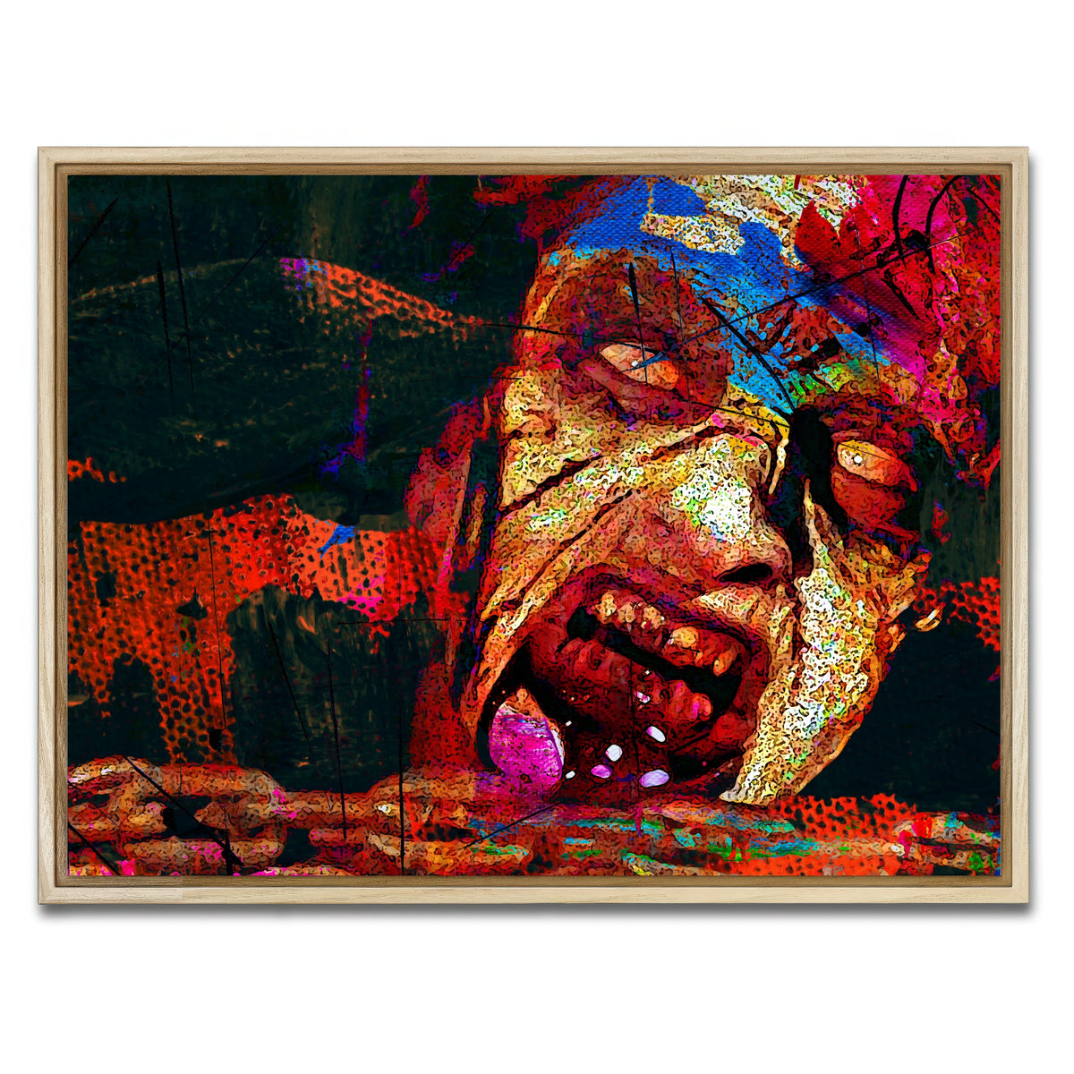 AUTO-MOCKUP WHITE | Deadite Cheryl | 1 Piece | Natural Framed Canvas | group=4x3