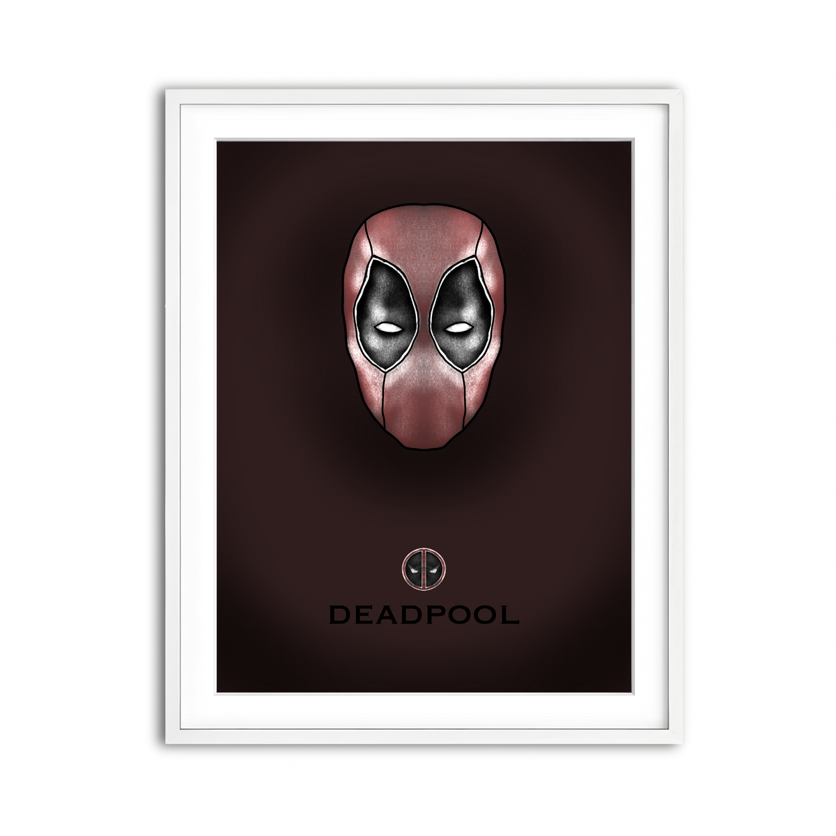 Framed Print 3x4 White