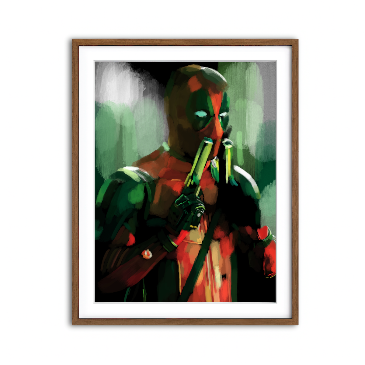 Framed Print 3x4 Walnut