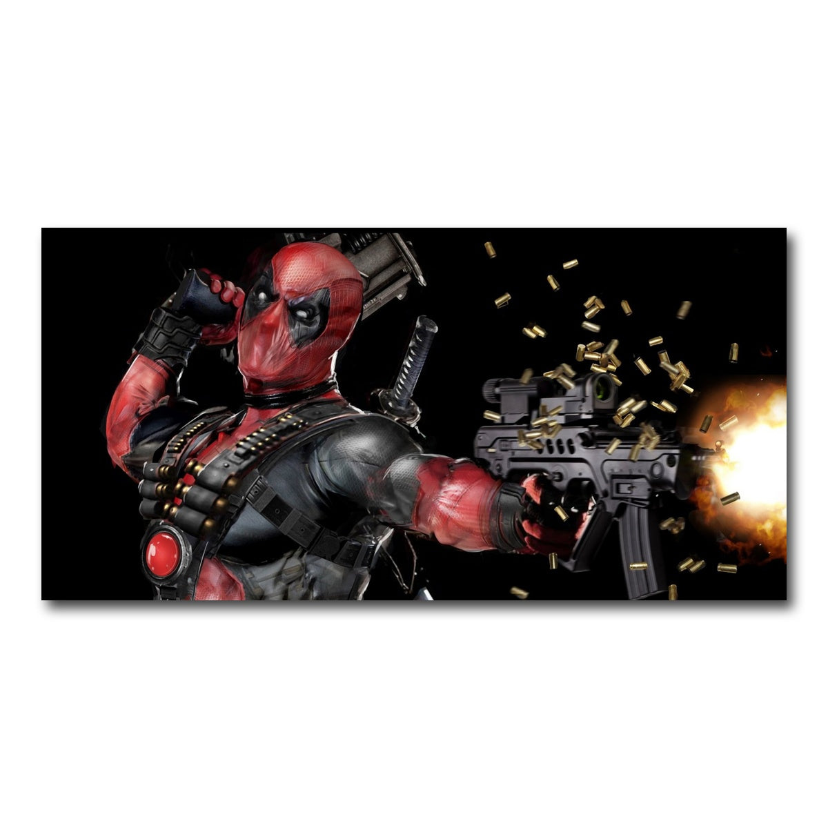 AUTO-MOCKUP WHITE | Deadpool | 1 Piece | Gallery Wrap Canvas | group=2x1