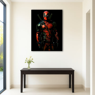AUTO-MOCKUP ROOM | Deadpool on Black