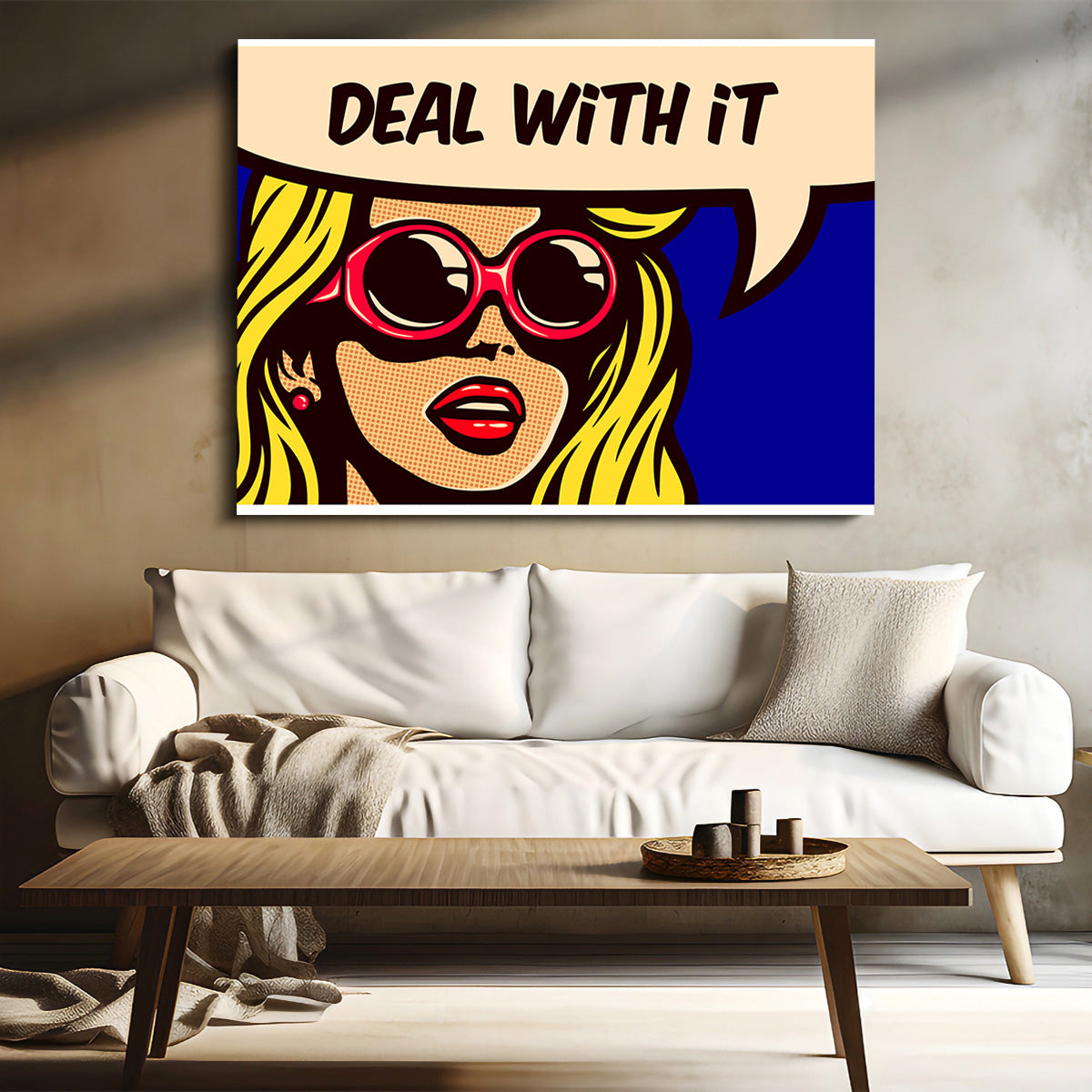 Deal With it Wall Art