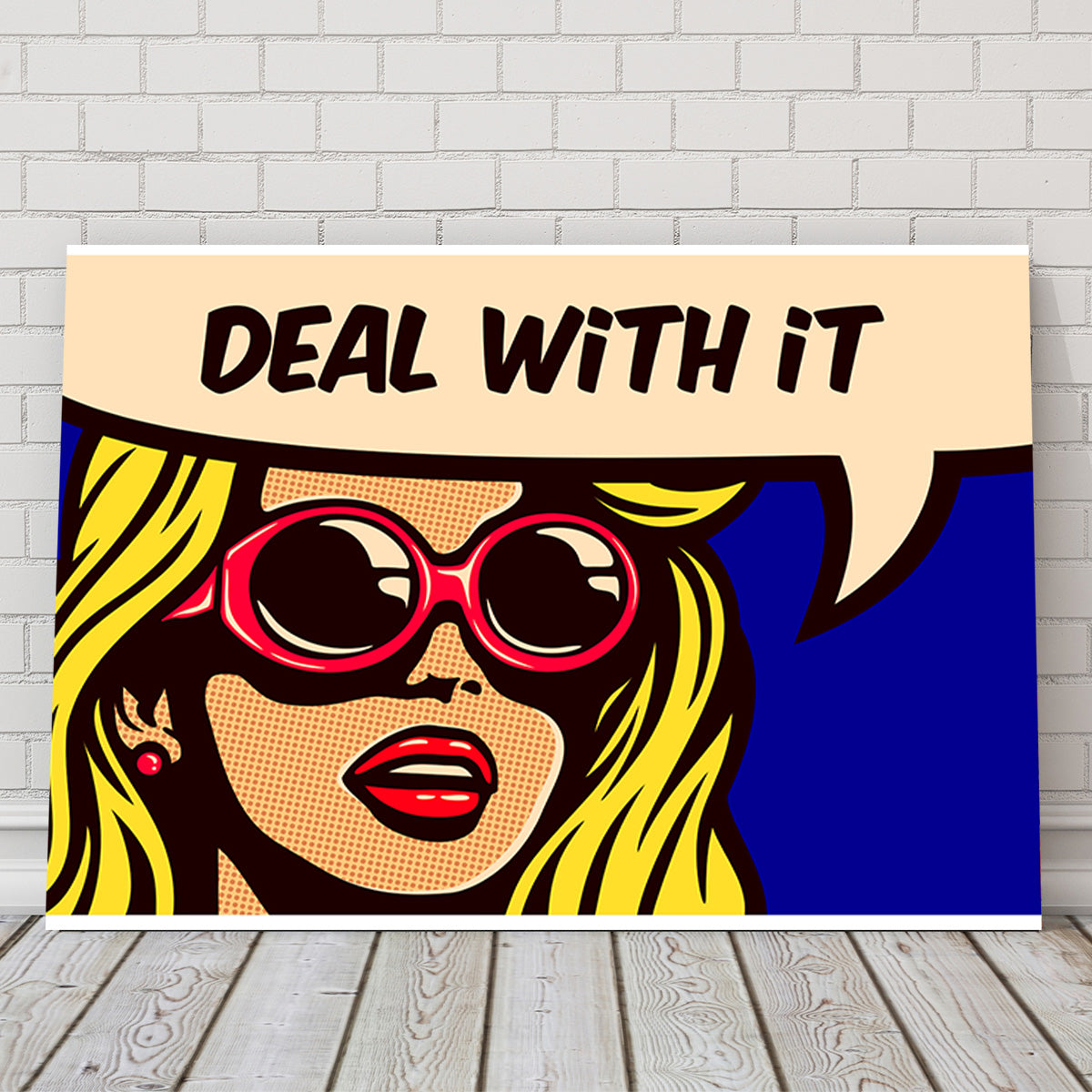 Deal With it Wall Art
