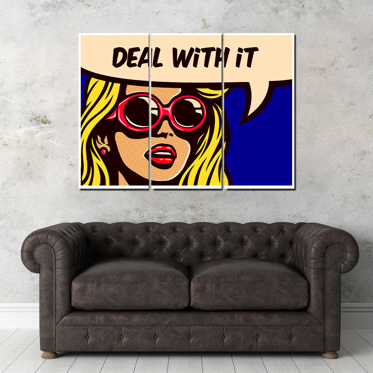 Deal With it Wall Art