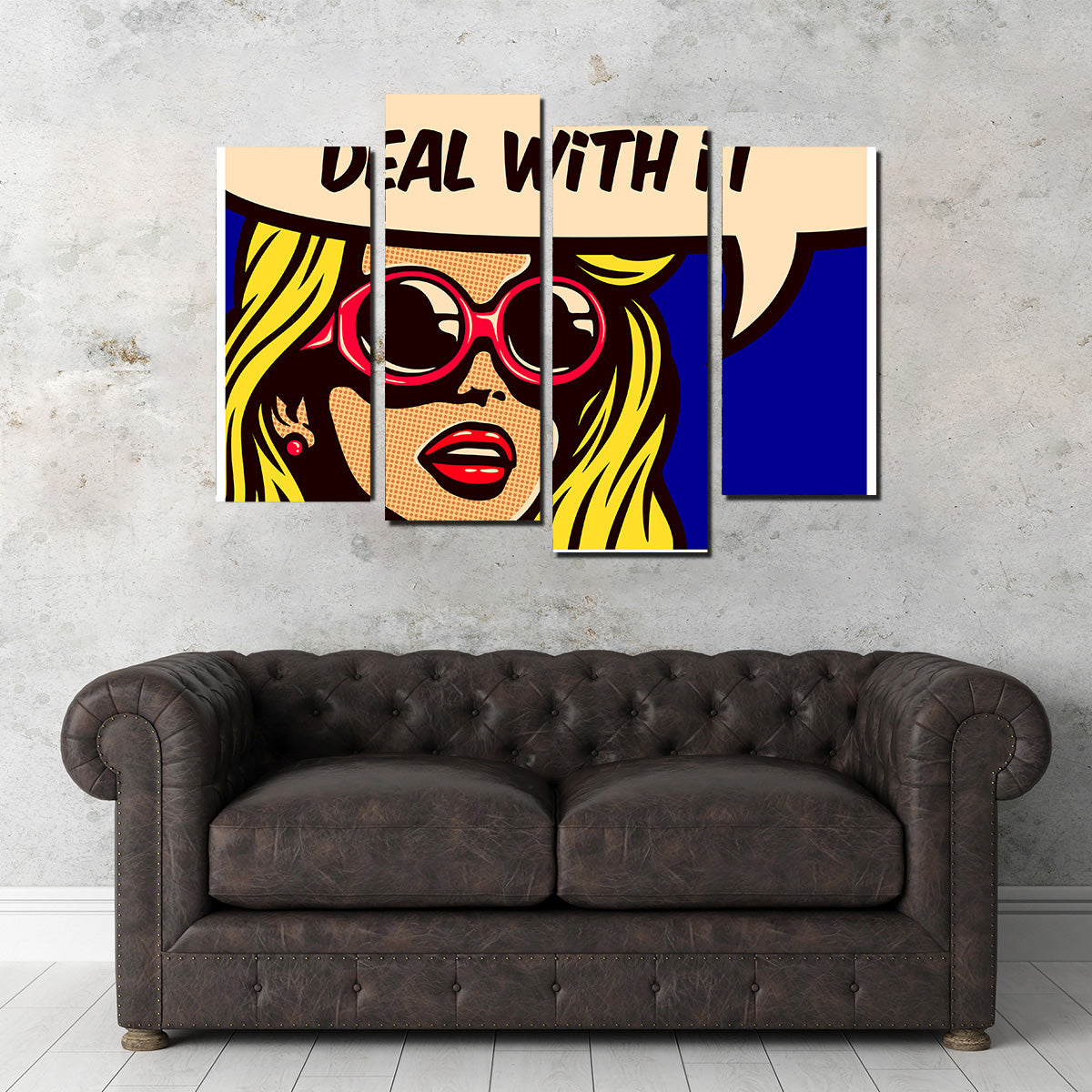 Deal With it Wall Art