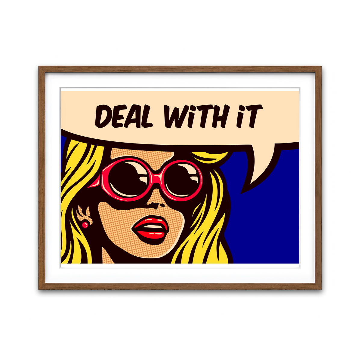 Framed Print 4x3 Walnut