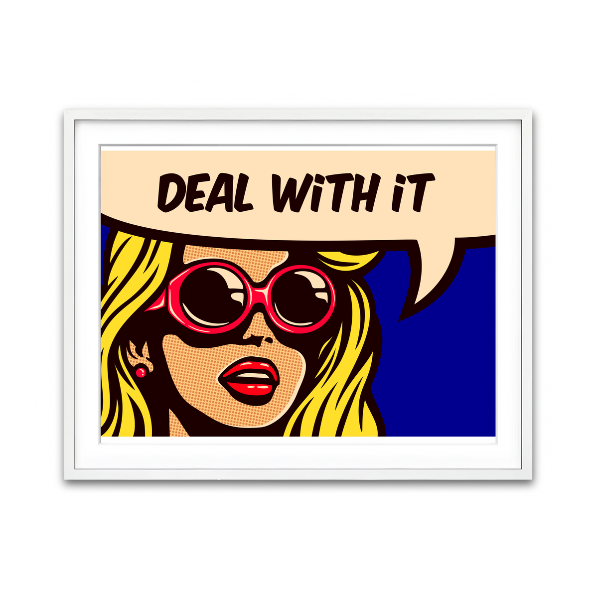 Framed Print 4x3 White