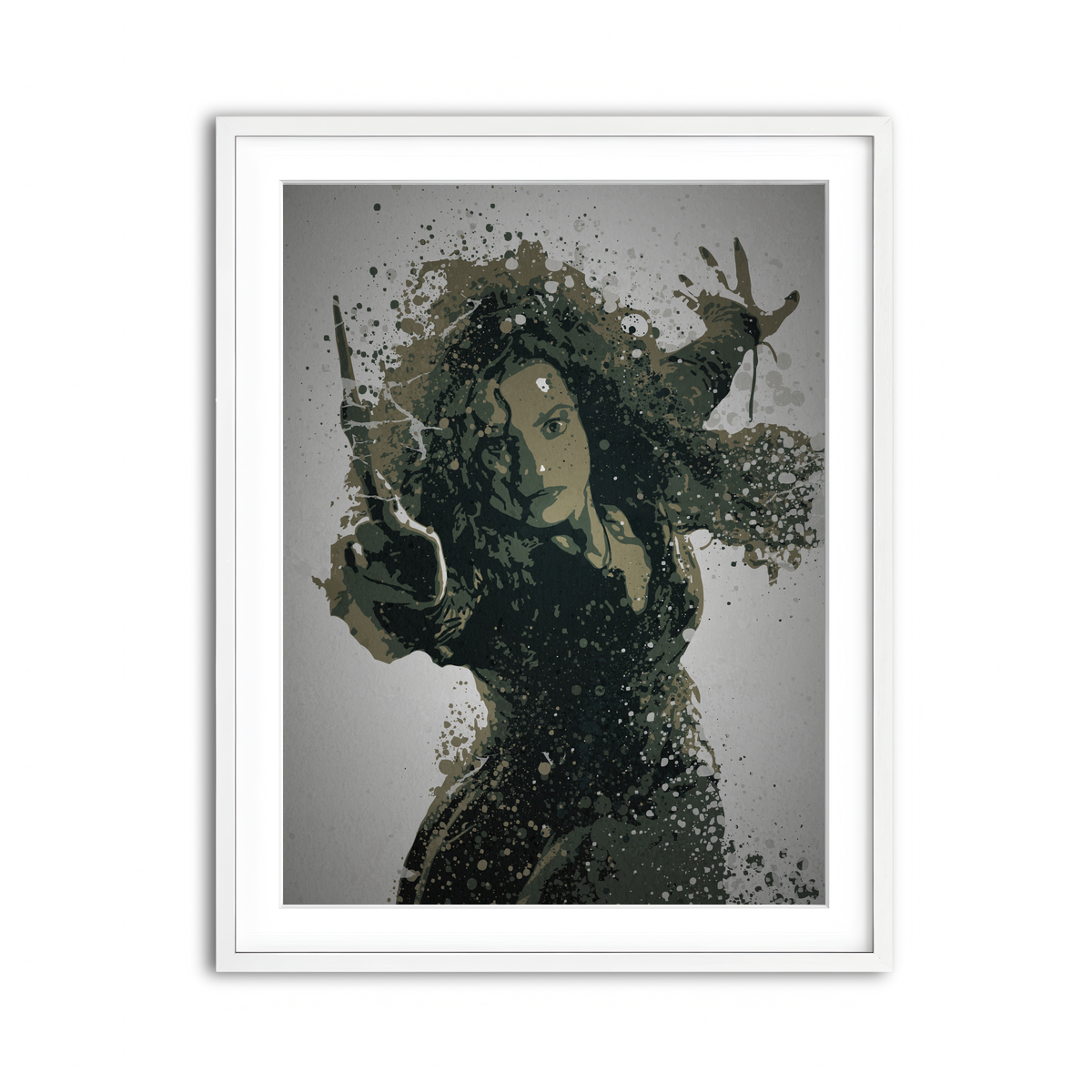 Framed Print 3x4 White