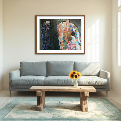 AUTO-MOCKUP ROOM | Death and Life Wall Art