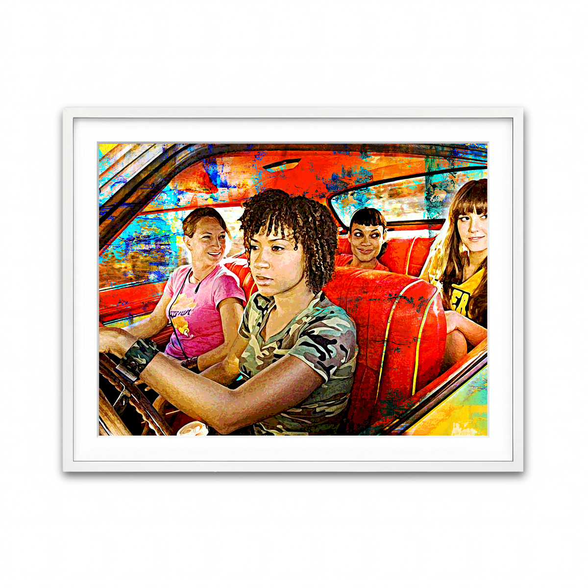 Framed Print 4x3 White