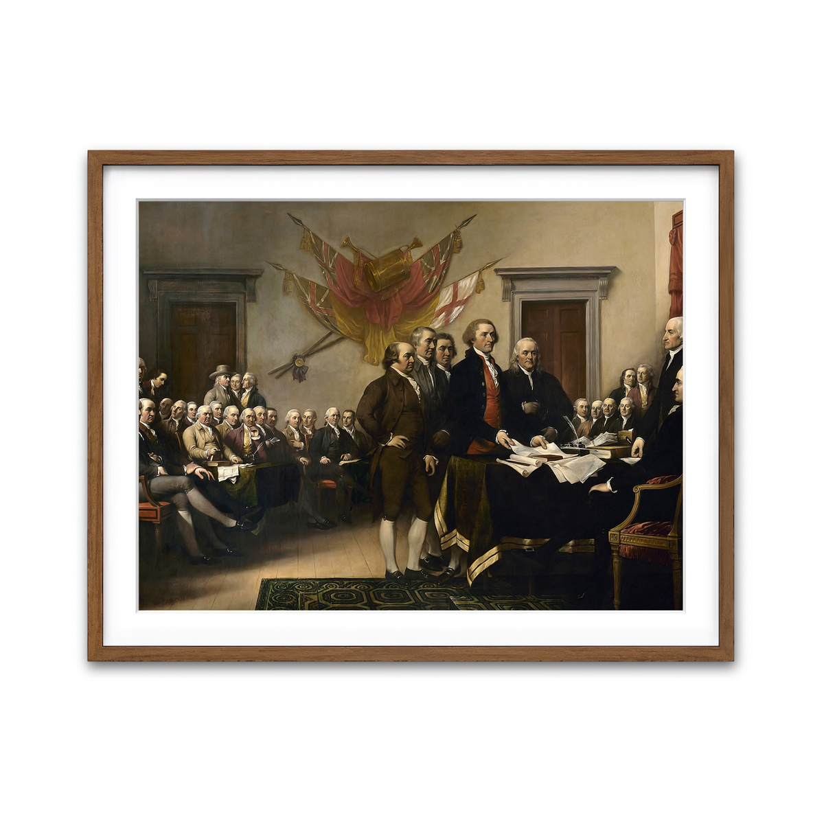 Framed Print 4x3 Walnut