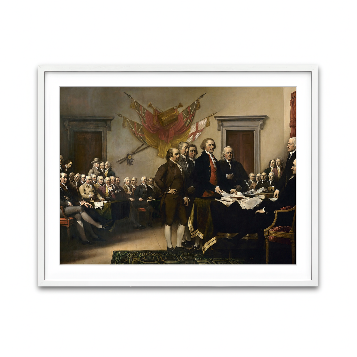 Framed Print 4x3 White