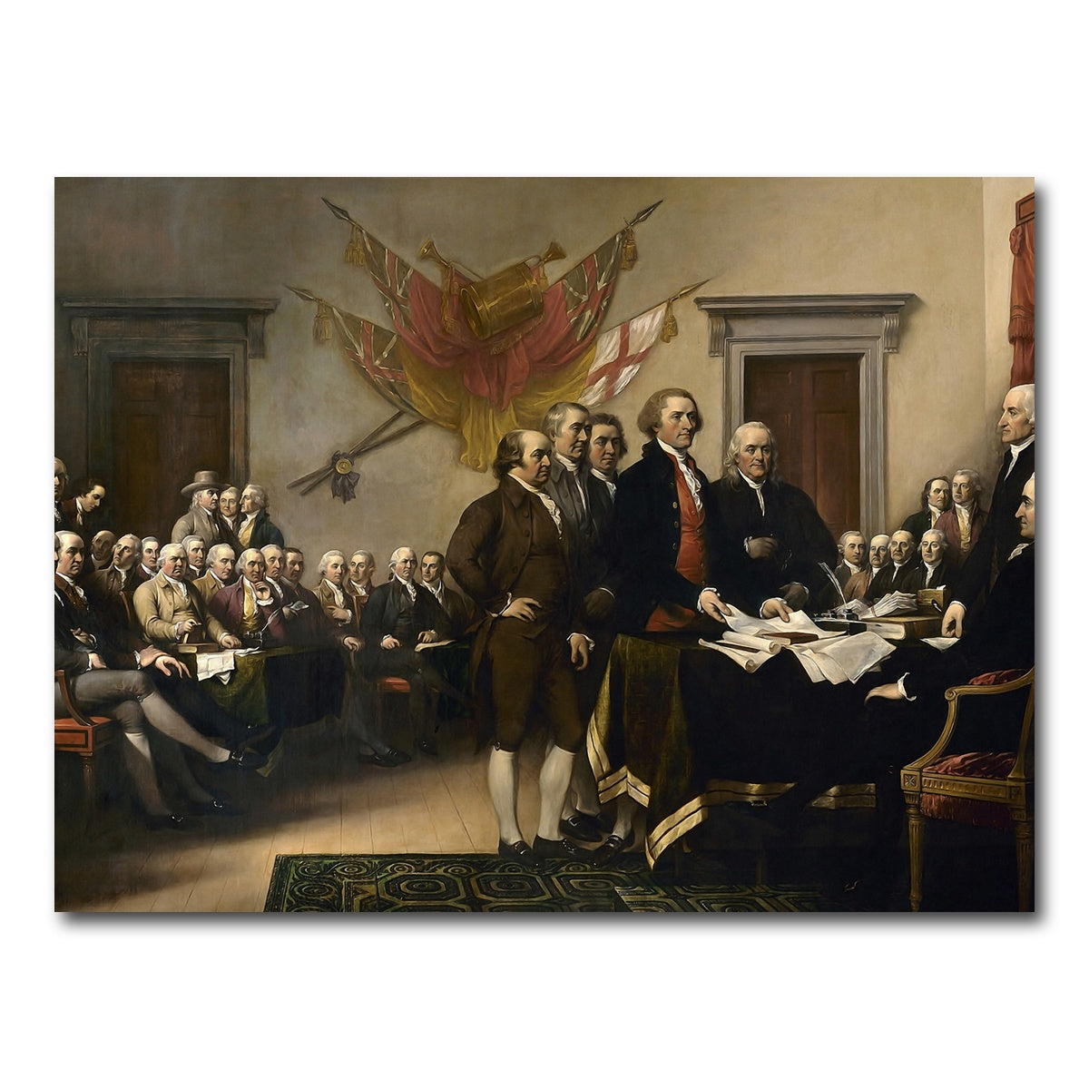 AUTO-MOCKUP WHITE | Declaration of Independence | 1 Piece | Gallery Wrap Canvas | group=4x3