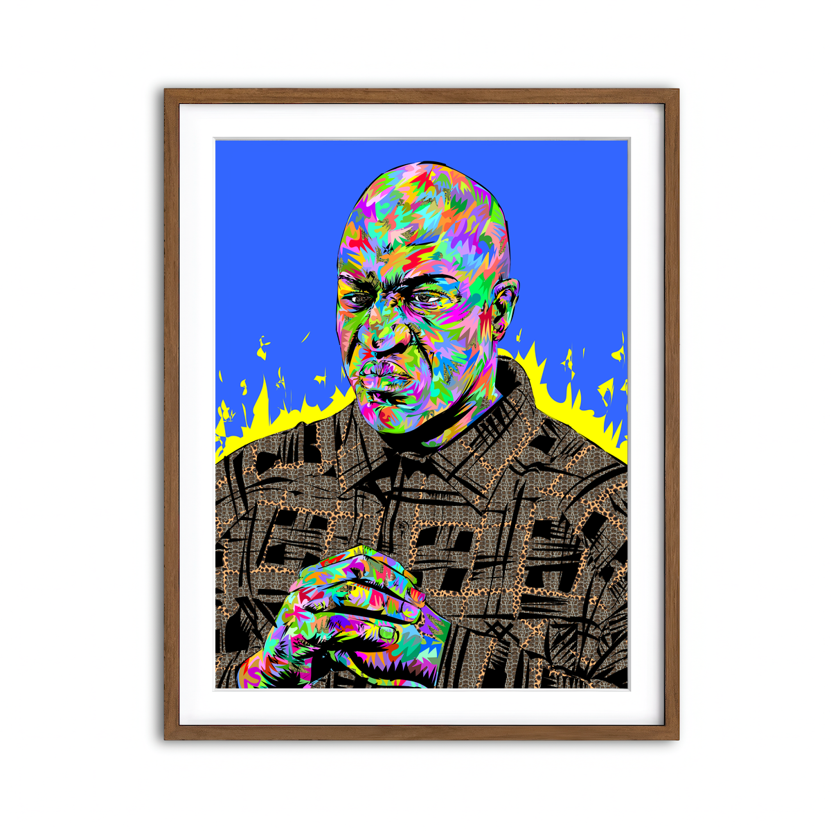 Framed Print 3x4 Walnut