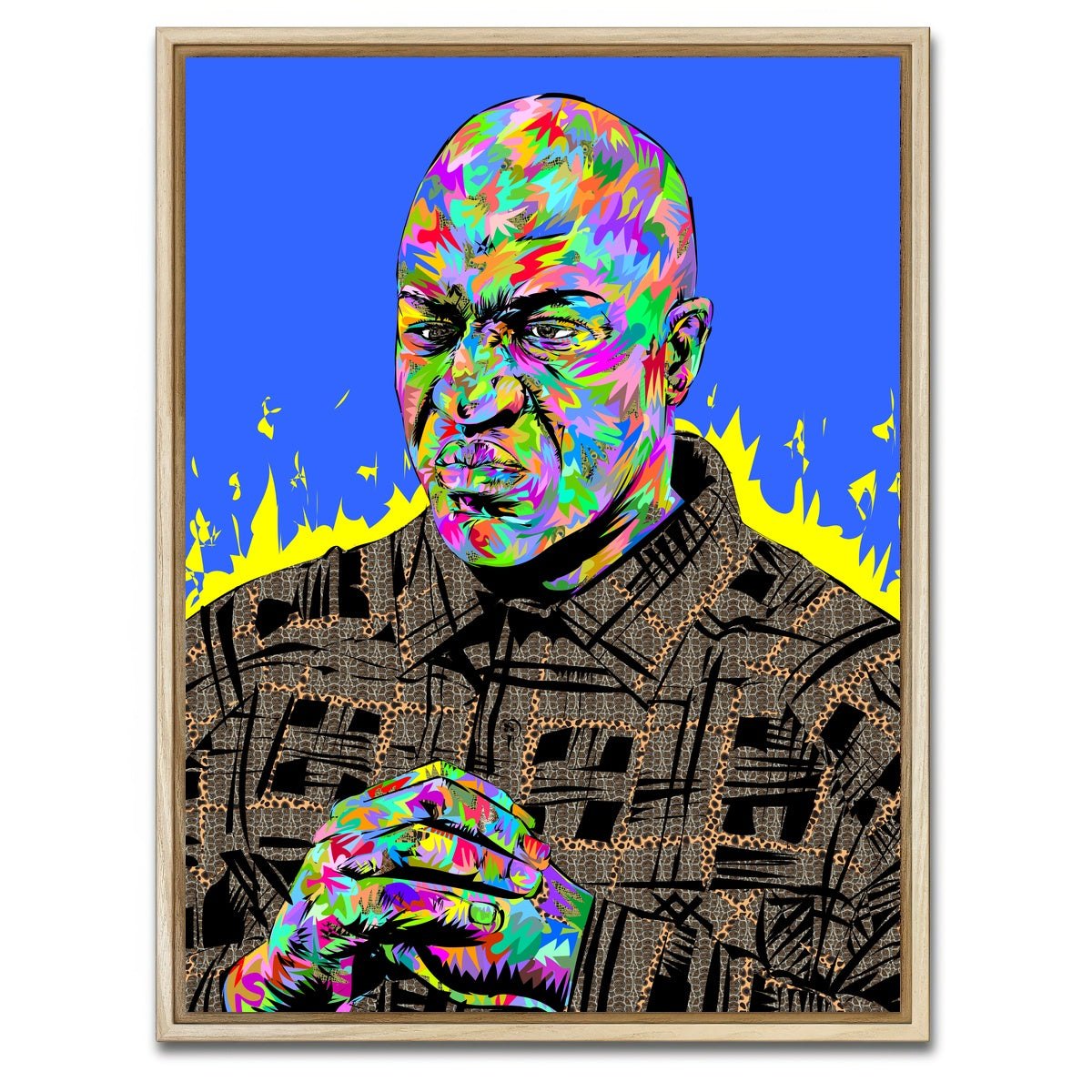 AUTO-MOCKUP WHITE | Deebo RIP | 1 Piece | Natural Framed Canvas | group=3x4