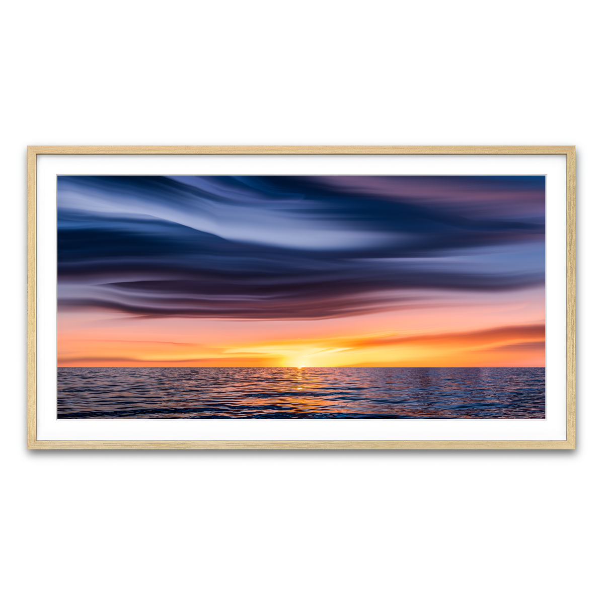Framed Print 2x1 Natural