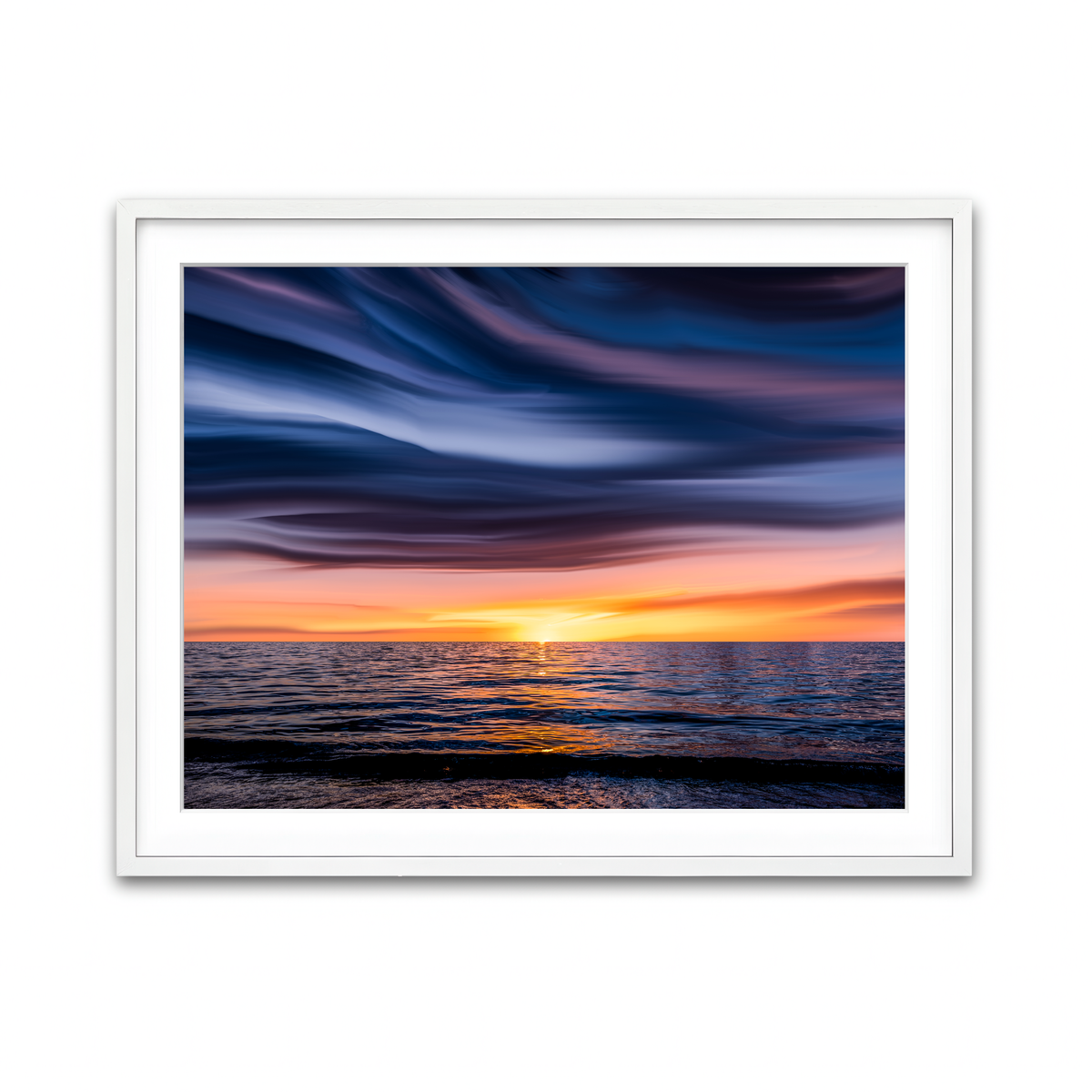 Framed Print 4x3 White