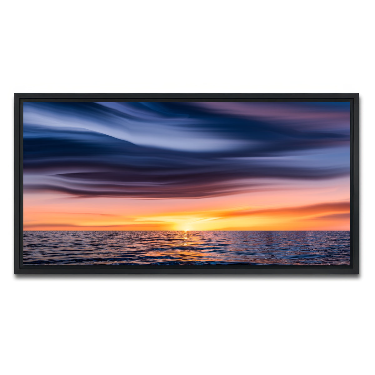 AUTO-MOCKUP WHITE | Deep Purple | 1 Piece | Black Framed Canvas | group=2x1