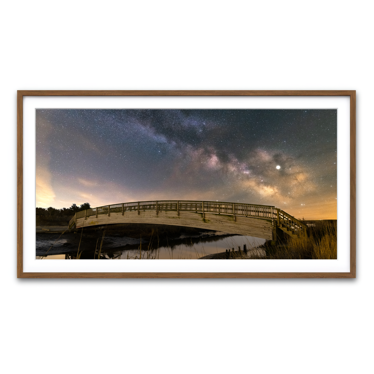 Framed Print 2x1 Walnut