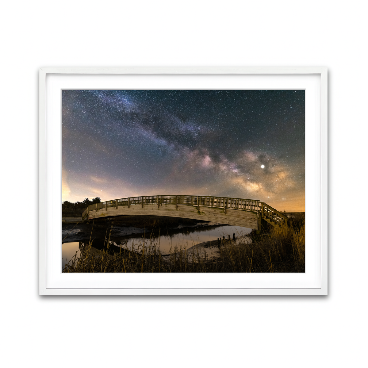 Framed Print 4x3 White