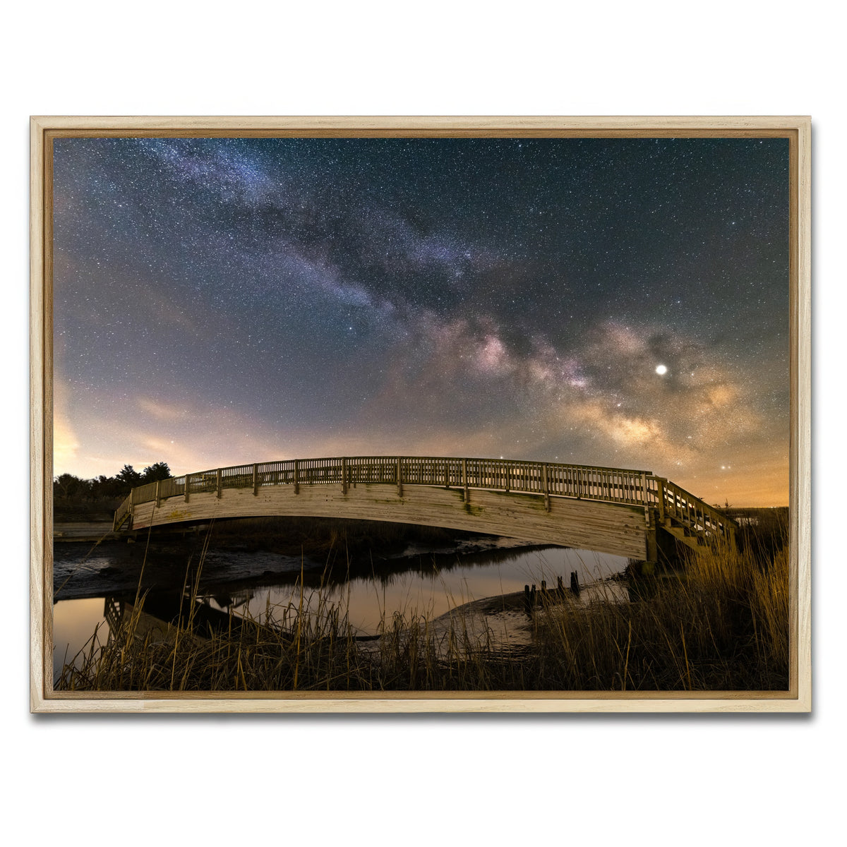 AUTO-MOCKUP WHITE | Deep Space | 1 Piece | Natural Framed Canvas | group=4x3