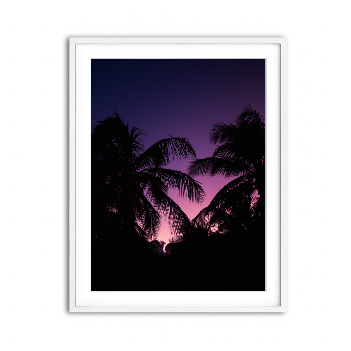 Framed Print 3x4 White