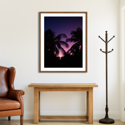 AUTO-MOCKUP ROOM | Deep Sunset Wall Art