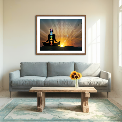 AUTO-MOCKUP ROOM | Deep Meditation Wall Art