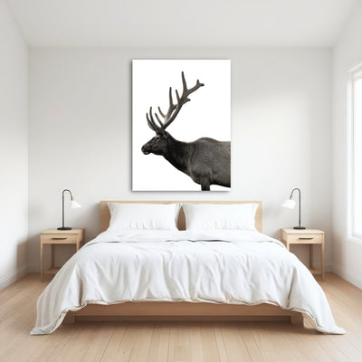 AUTO-MOCKUP ROOM | Deer Grayscale