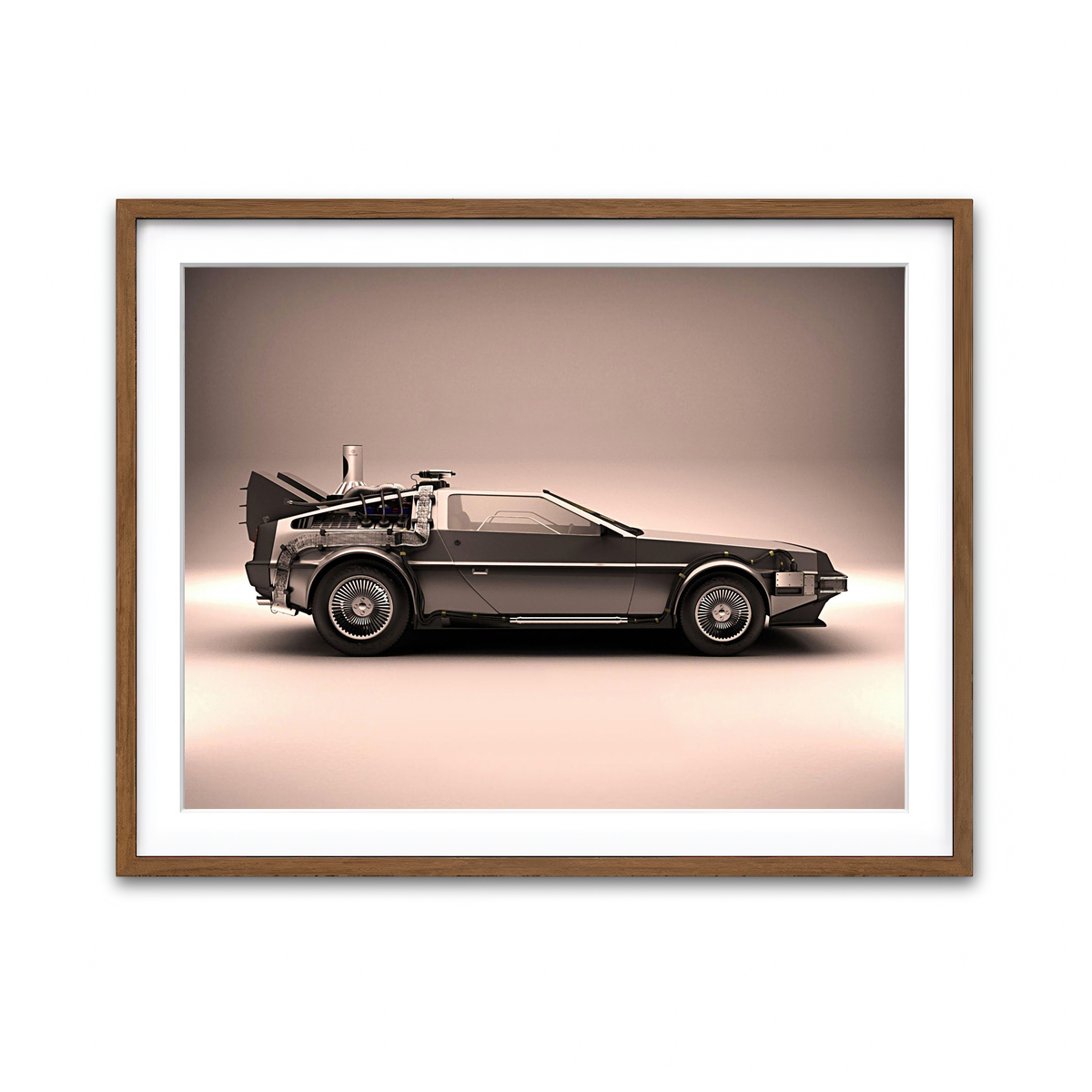 Framed Print 4x3 Walnut