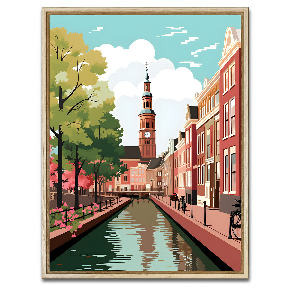 AUTO-MOCKUP WHITE | Denmark - Copenhagen | 1 Piece | Natural Framed Canvas | group=3x4