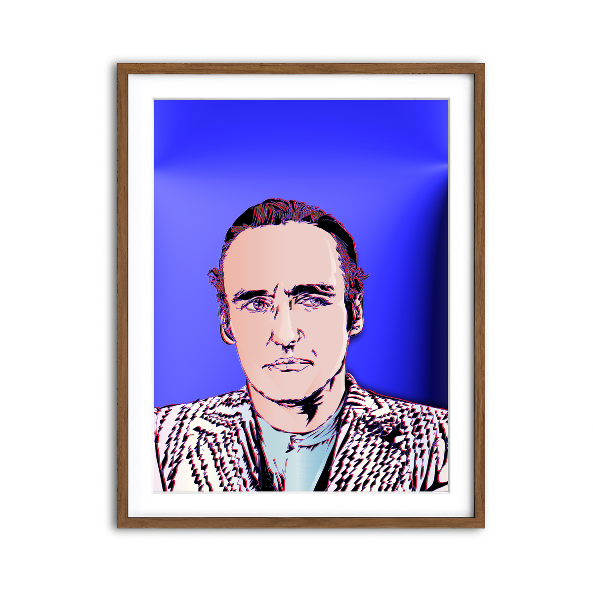 Framed Print 3x4 Walnut